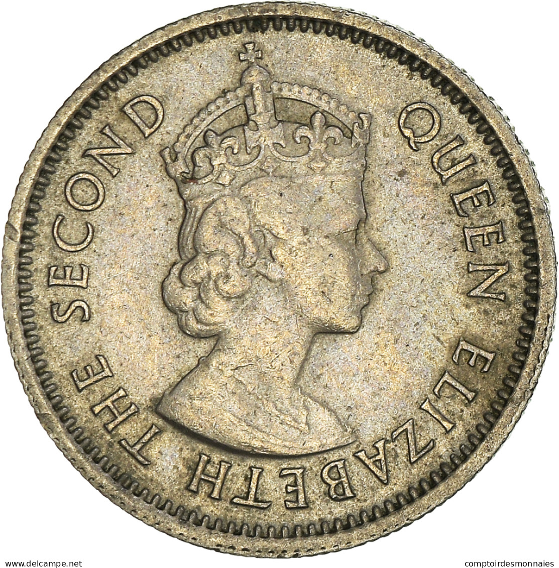 Monnaie, Etats Des Caraibes Orientales, Elizabeth II, 10 Cents, 1964, TTB - Caribe Británica (Territorios Del)