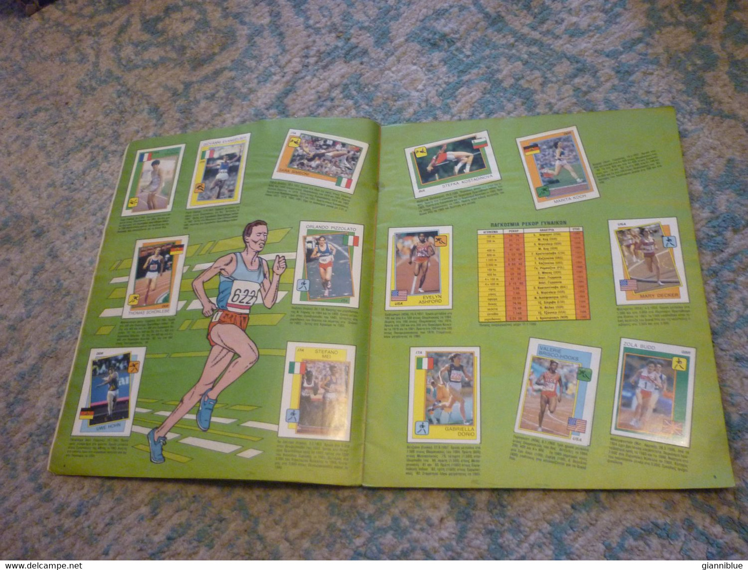 Mike Tyson Rookie Boxing & Diego Maradona Sticker On Supersport 1986 Panini Greek Edition Sticker Album - Other & Unclassified