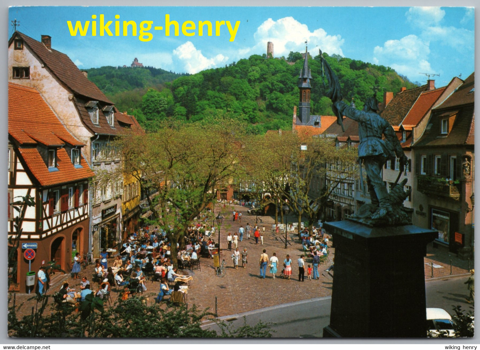 Weinheim An Der Bergstraße - Marktplatz Burgruine Windeck Und Wachenburg - Weinheim