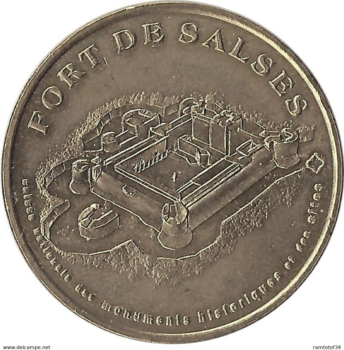 2005 MDP174 - SALSES-LE-CHÂTEAU - Fort De Salses 1 (CNMHS) / MONNAIE DE PARIS - 2005