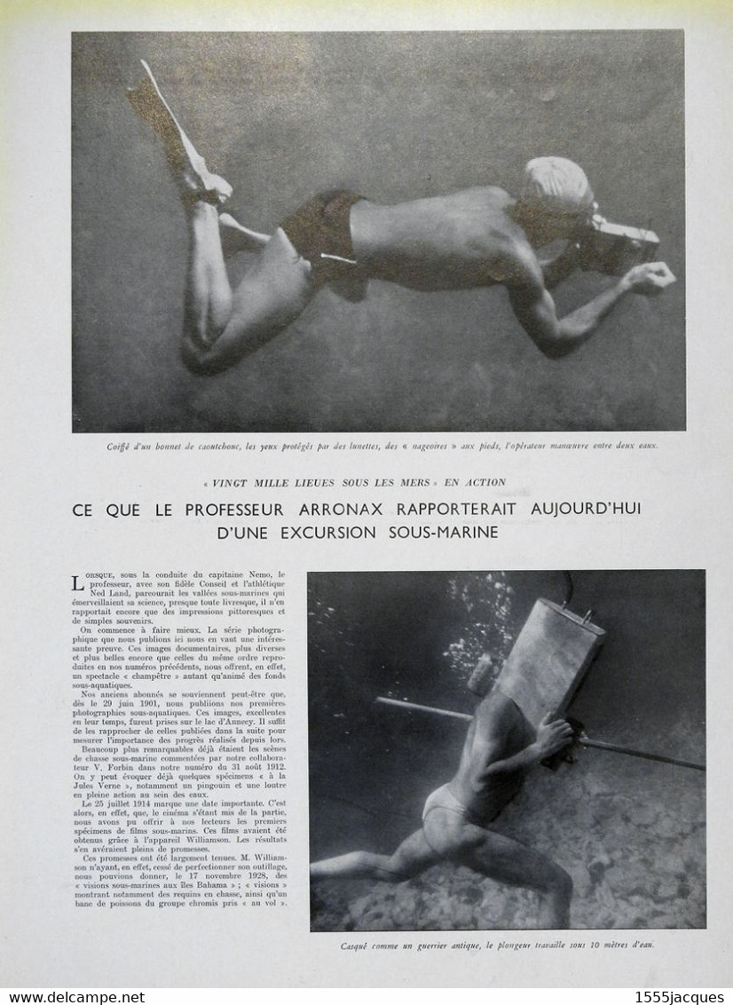 L'ILLUSTRATION N° 5117 5-04-1941 STALAG MATSUOKA TRIPOLI ORPHELINAT PHOTO SOUS-MARINE HEUCQUEVILLE