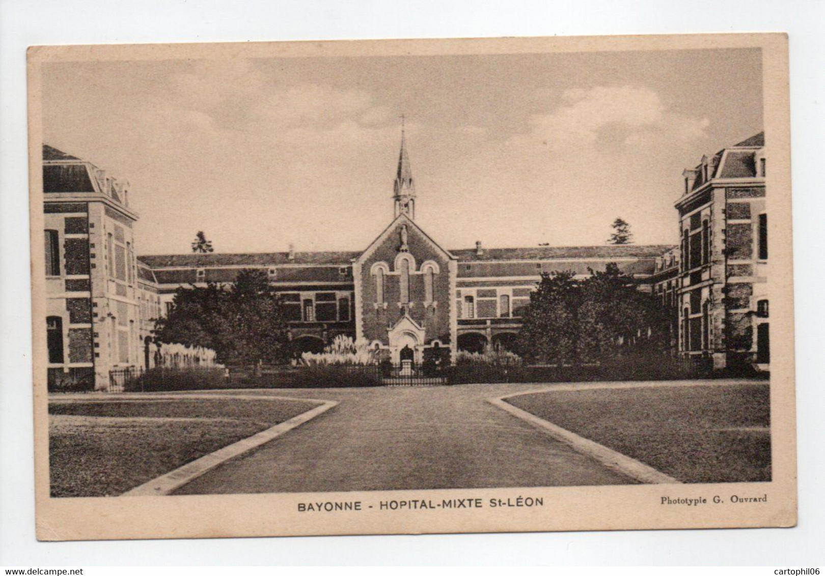 - CPA BAYONNE (64) - HOPITAL-MIXTE St-LÉON 1942 - Photo Ouvrard - - Bayonne