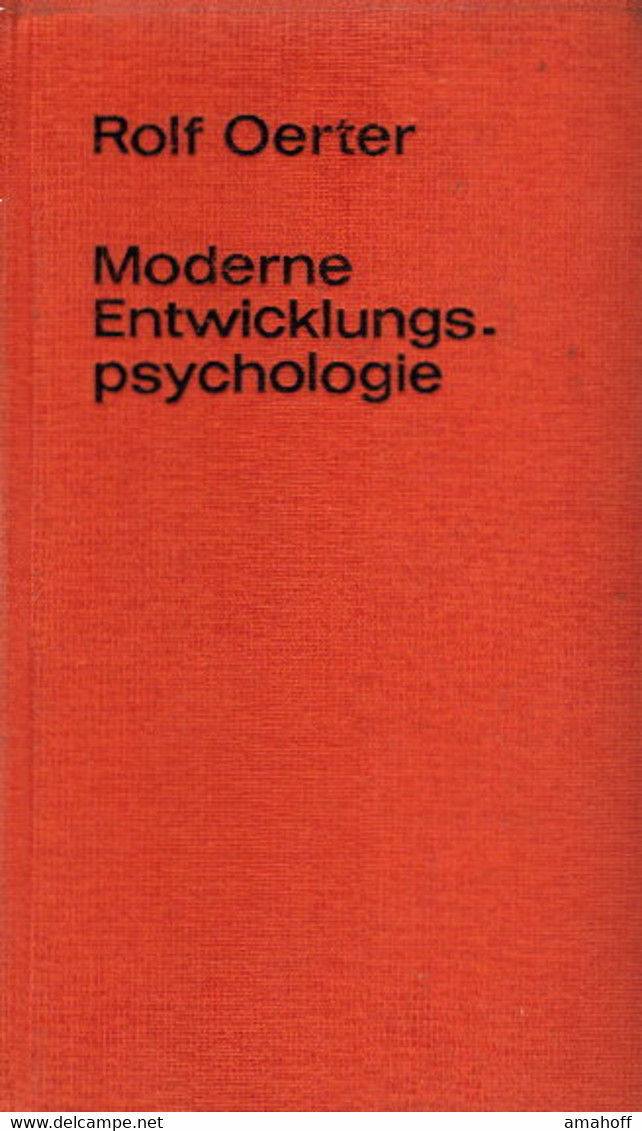 Moderne Entwicklungspsychologie. - Psicología