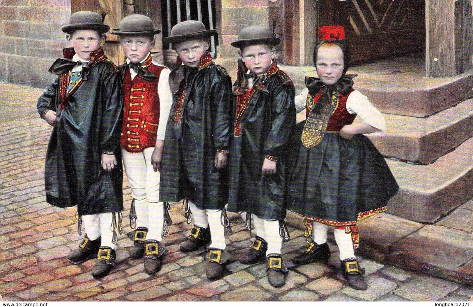 HESSISCHE KINDER IN TRACHT / P209 - Costumes