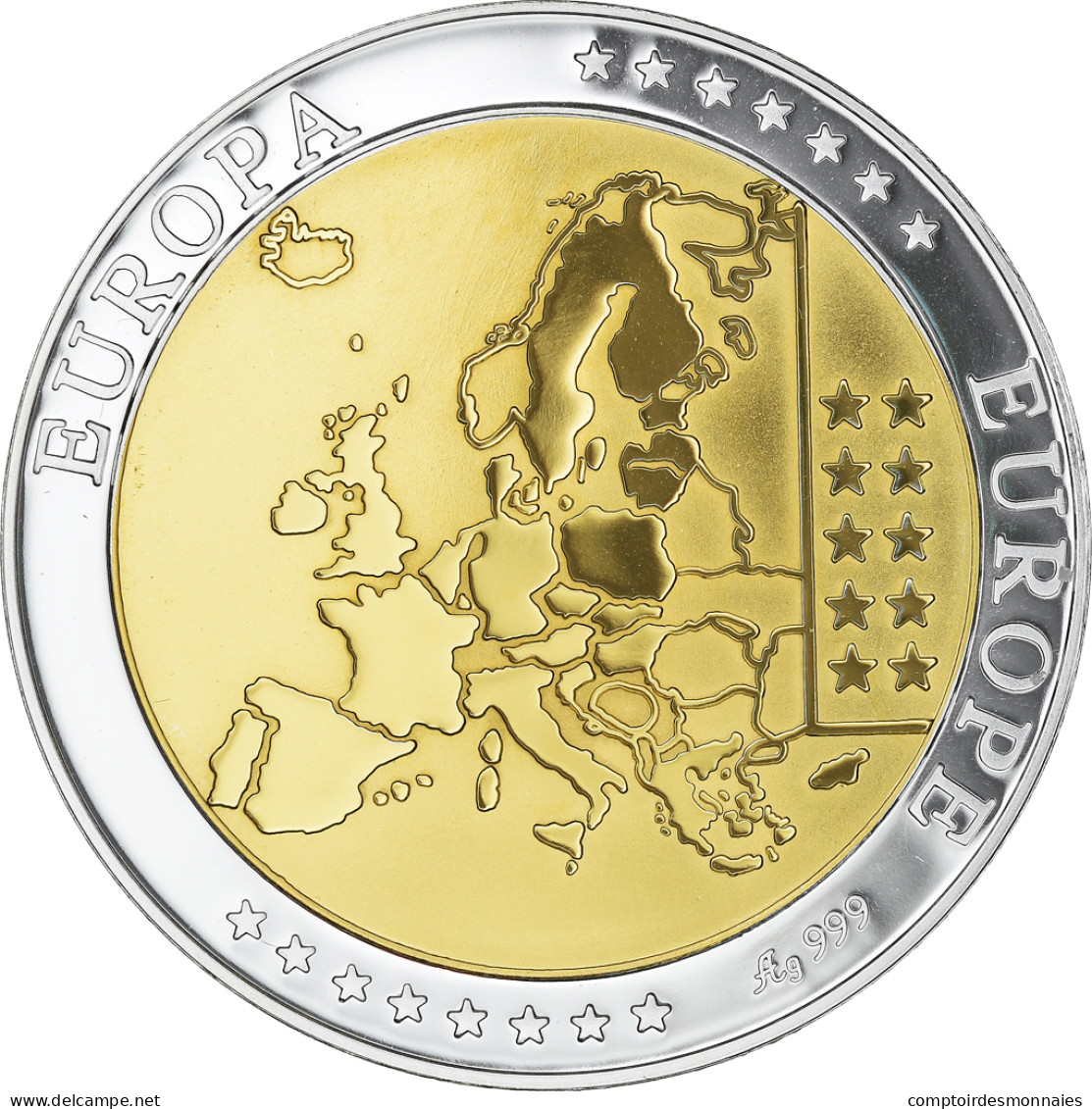 Belgique, Médaille, L'Europe, Politics, Society, War, FDC, Argent - Autres & Non Classés