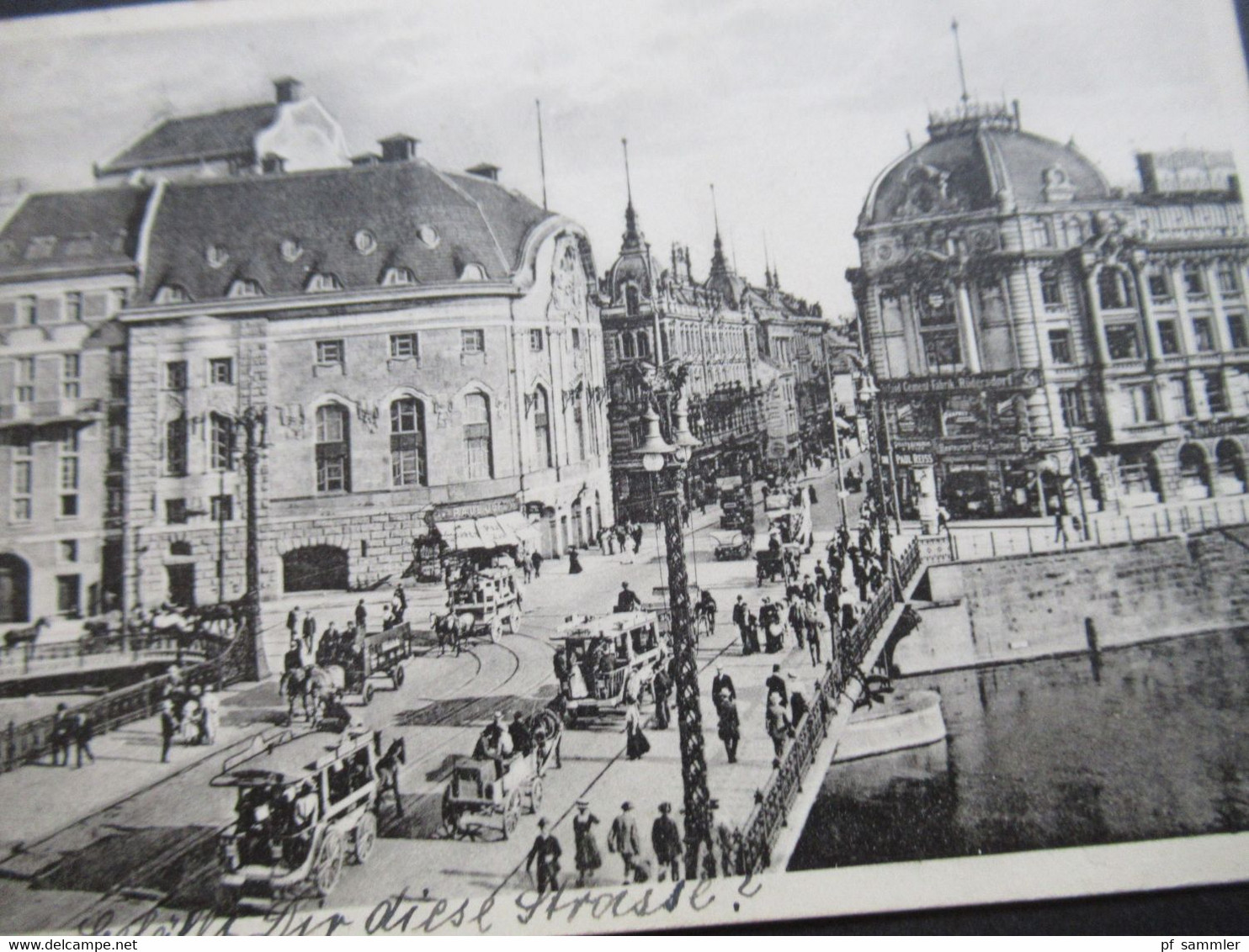 DR 1912 AK Berlin Weidendammer Brücke Und Komische Oper Sauberer Stempel Steglitz 20.1.1912 Nach Hamburg - Steglitz