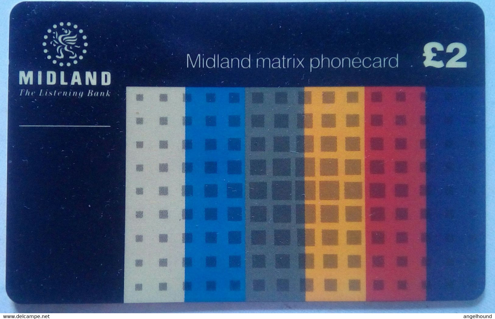 Midland Matrix Phonecard By Midland Bank ( With Original Folder) - [ 8] Ediciones De Empresas