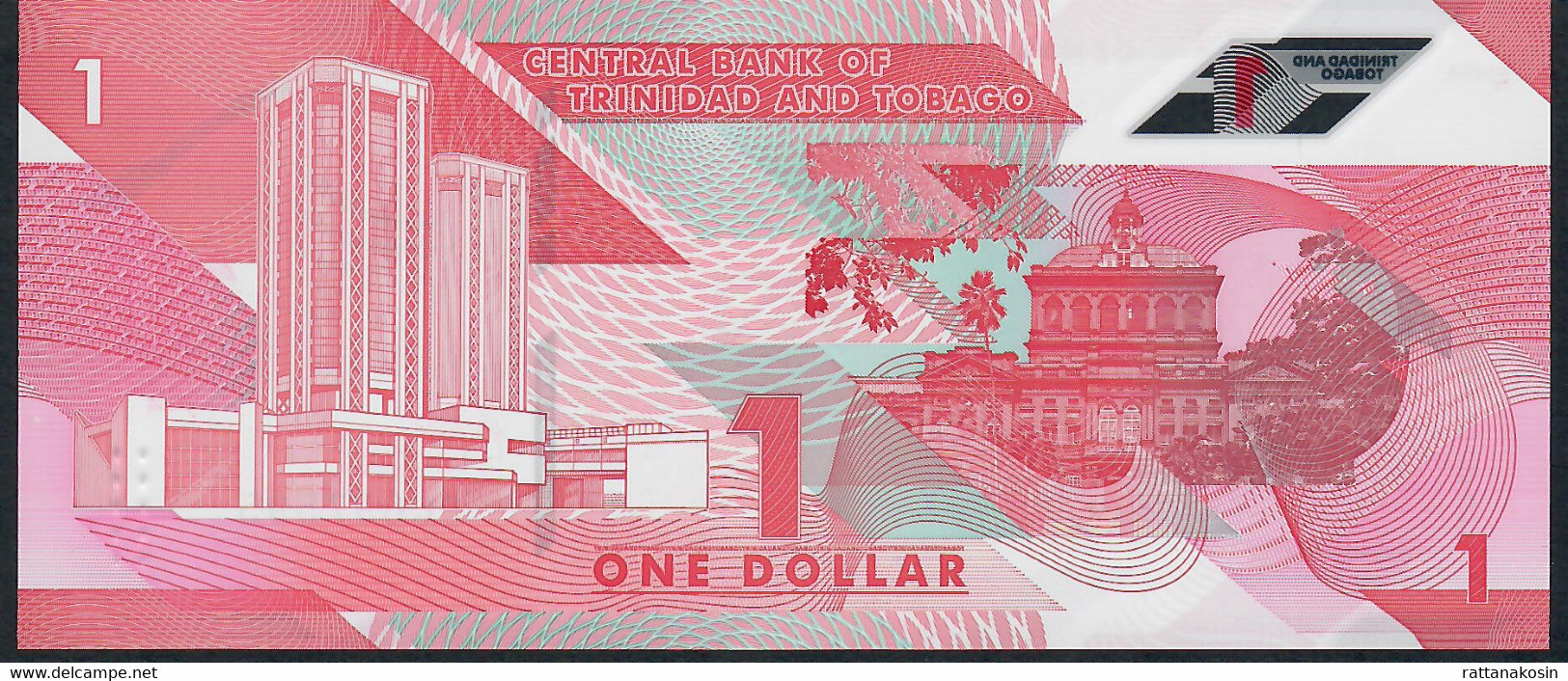 TRINIDAD & TOBAGO  NLP 1 DOLLAR 2020 #CC  Dated 2020 Issued February 2021 UNC. - Trindad & Tobago