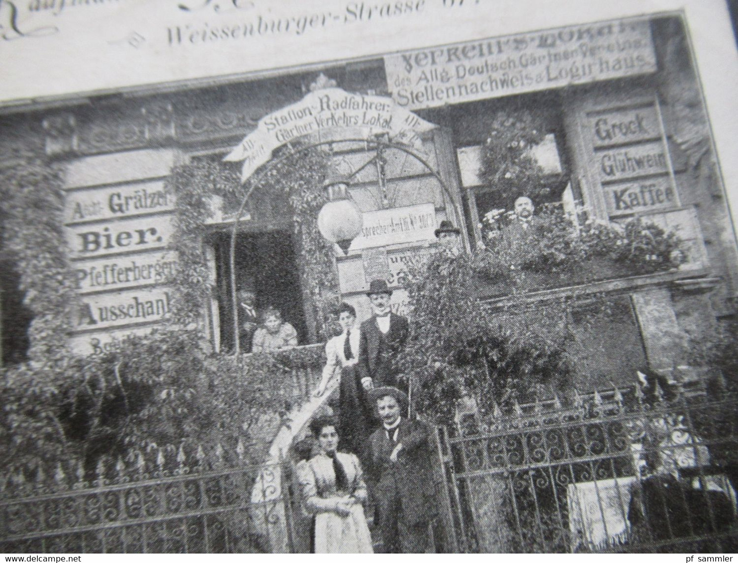 DR 1900 Seltenere AK Kaufmann's Restaurant Zum Floraheim Weissenburger Str.67 Gruss Aus Berlin K1 Lichtenberg Bei Berlin - Hoteles & Restaurantes