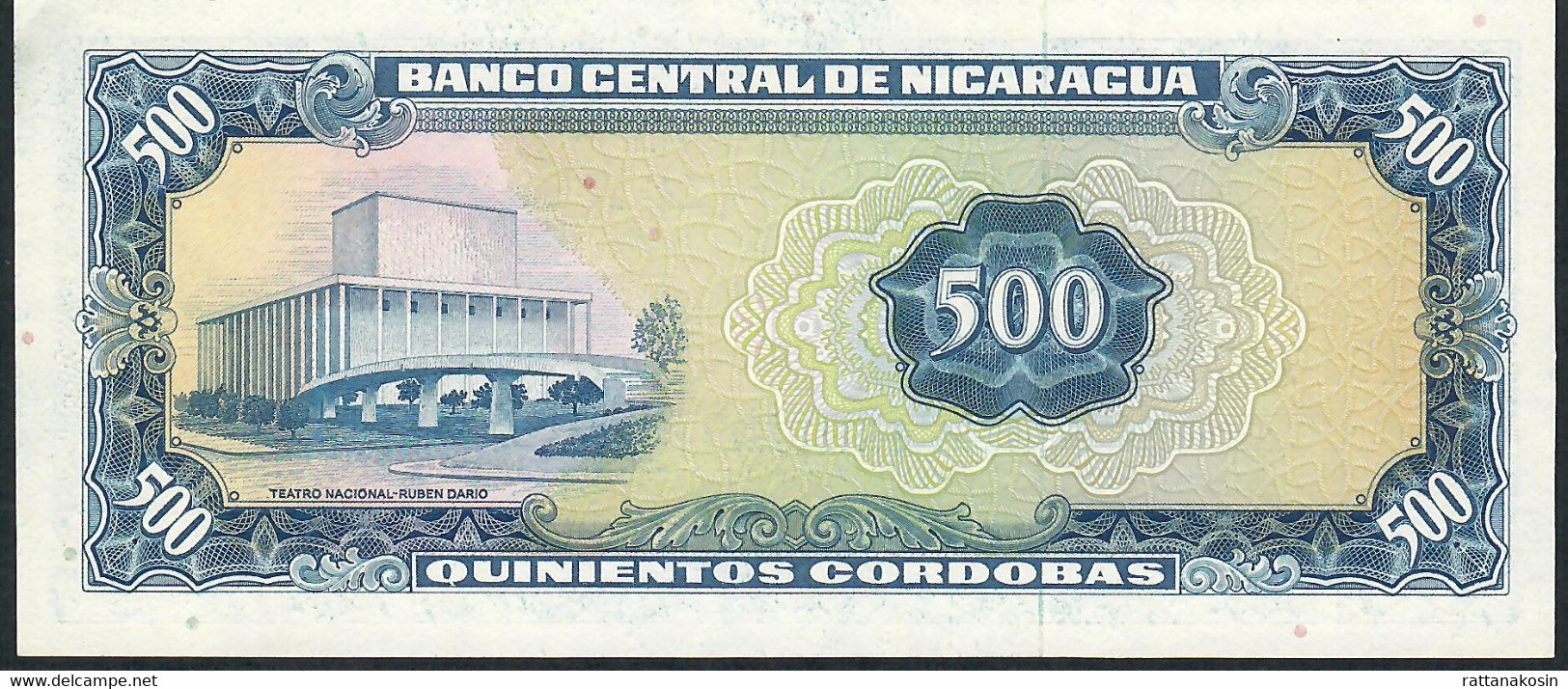NICARAGUA   P133   500  CORDOBAS    1979    UNC. - Nicaragua