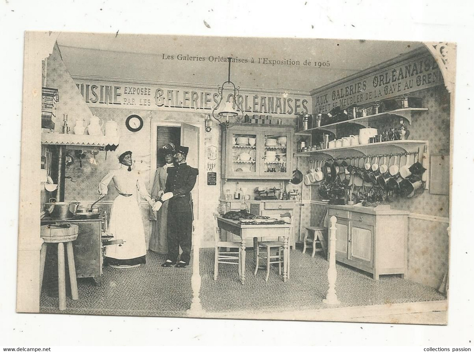 Cp, Commerce ,magasin , LES GALERIES ORLEANAISES à L'exposition De 1905, Vierge - Negozi