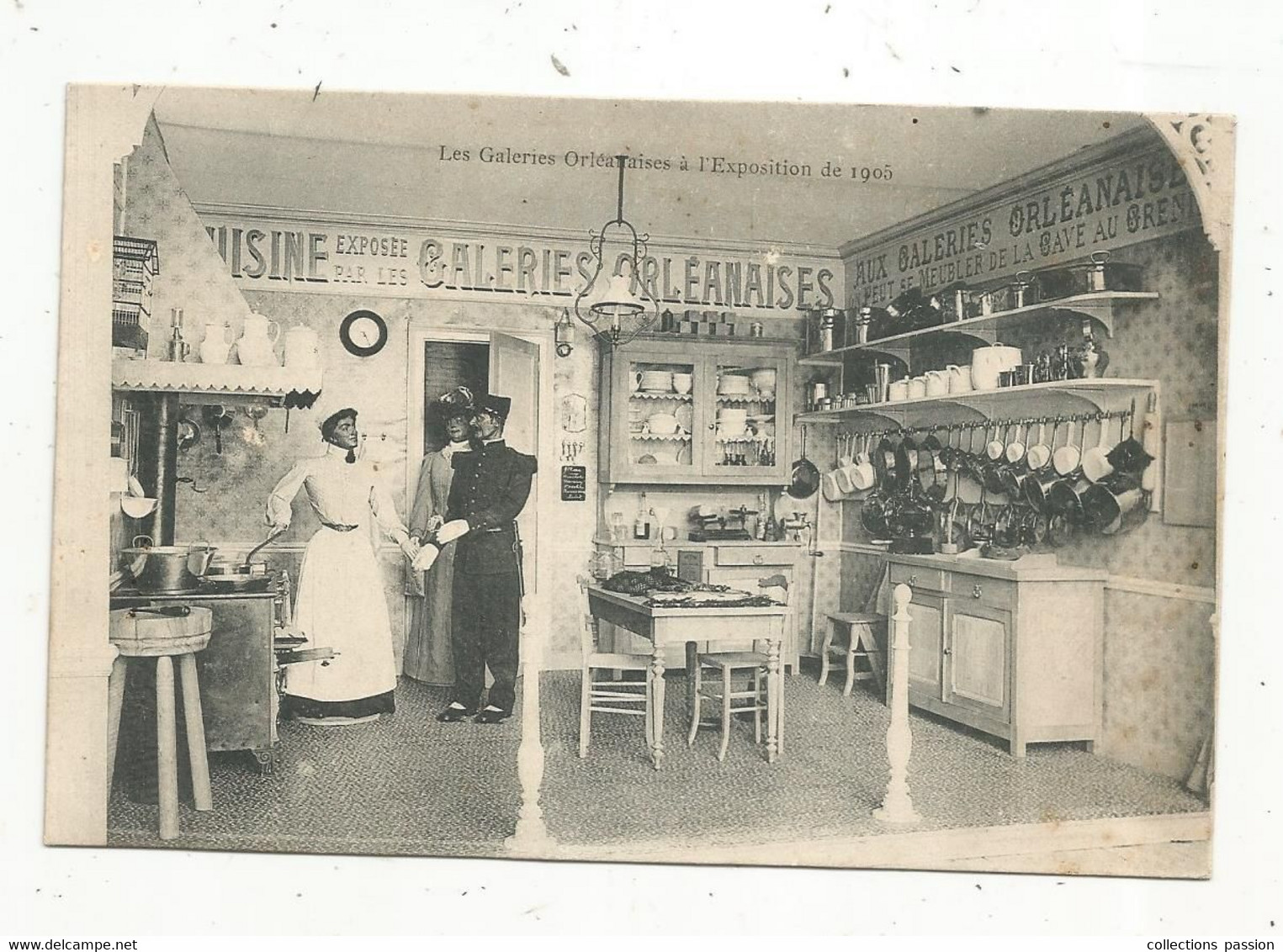 Cp, Commerce ,magasin , LES GALERIES ORLEANAISES à L'exposition De 1905, Vierge - Geschäfte