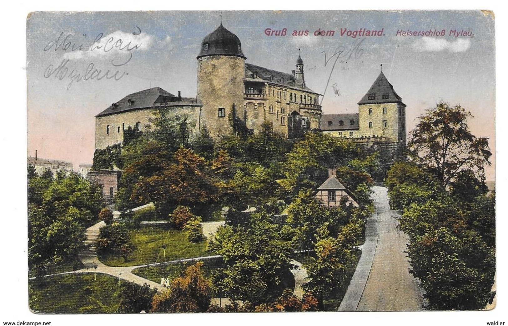 9803  MYLAU, KAISERSCHLOSS  ~ 1910 - Mylau