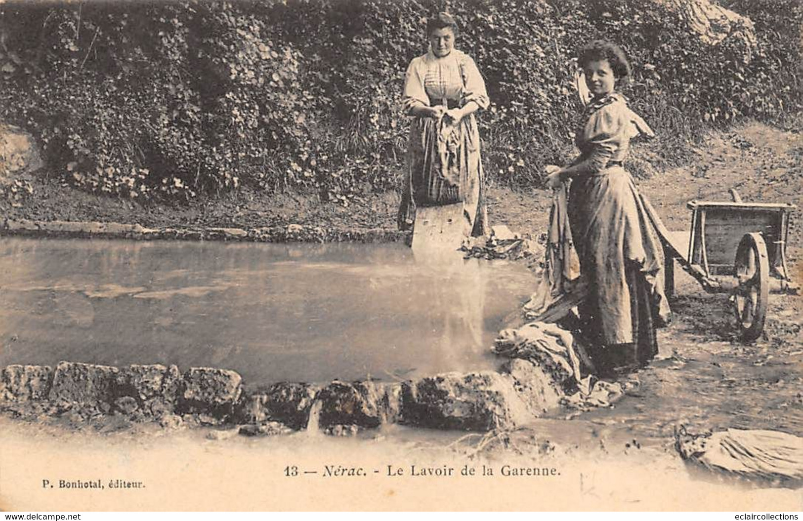 Nérac        47        Le Lavoir De La Garenne   . Laveuses      (voir Scan) - Nerac