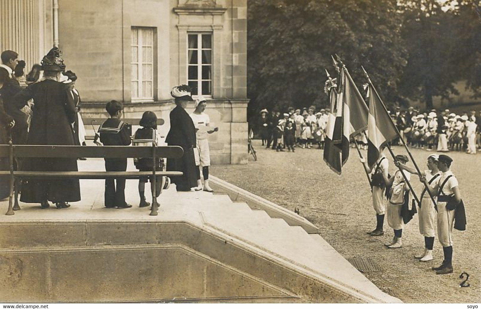 Real Photo  Groupe Gymnastique Non Localisée - Gymnastiek