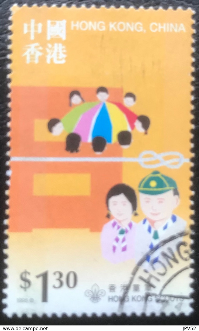 Hong Kong - C4/59 - (°)used - 1998 - Michel 849 - Hong Kong Scouts - Used Stamps