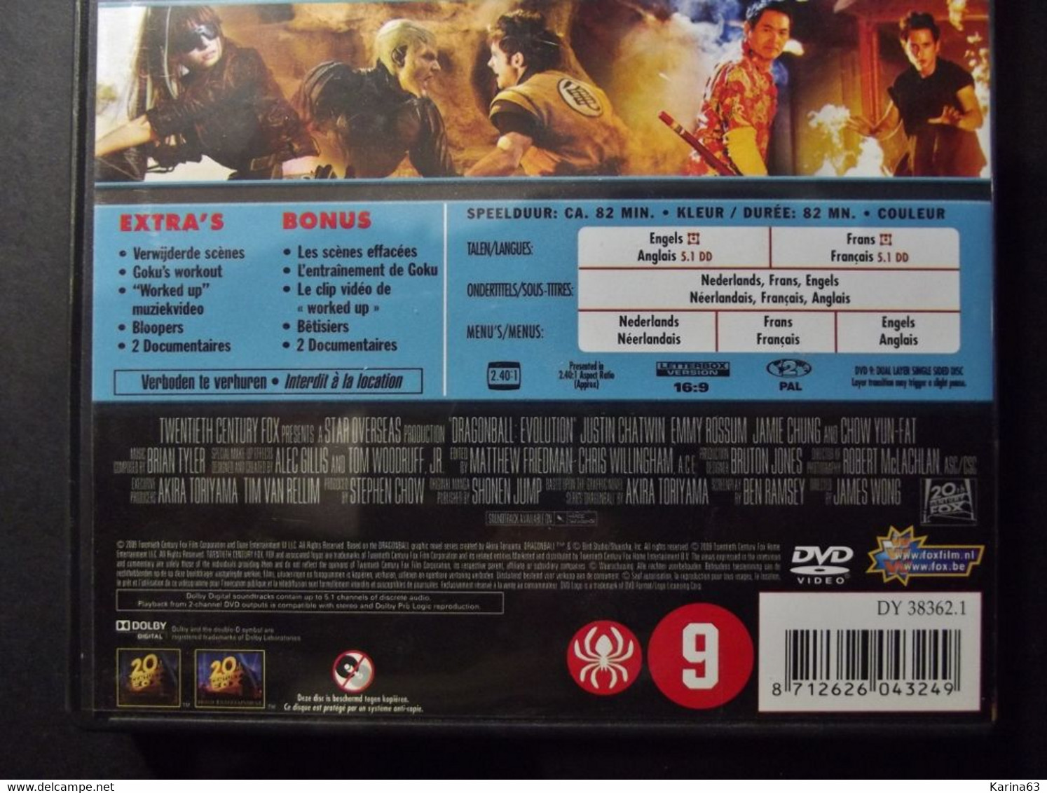 Dragonball - Evolution  - Dolby Dig. 5.1 - Français - English - Nederlands - PAL 2 - Mangas & Anime