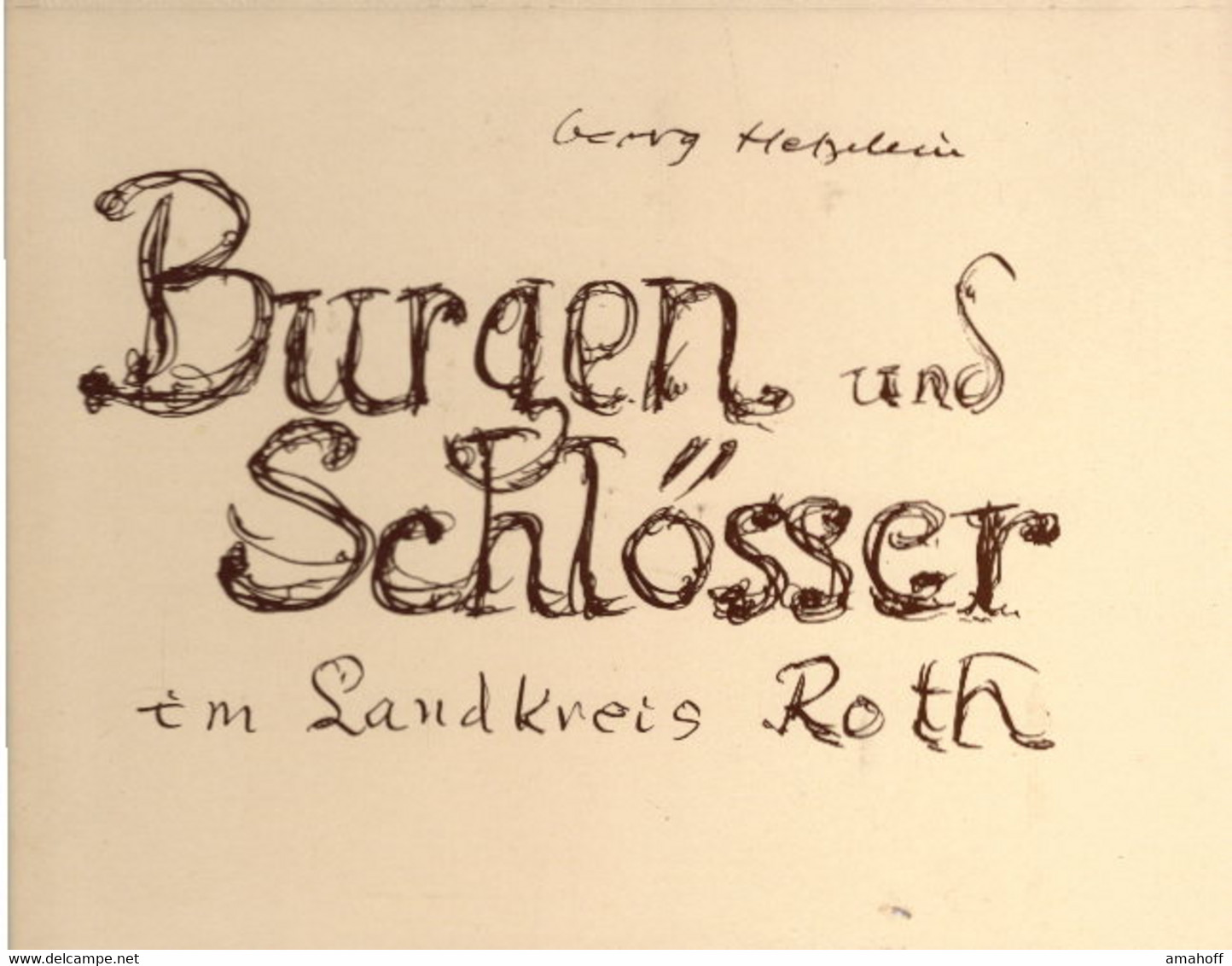 Burgen Und Schlösser Im Landkreis Roth - Sonstige & Ohne Zuordnung