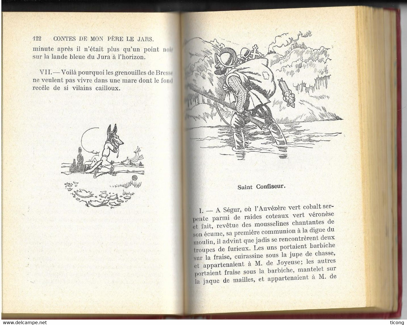 BIBLIOTHEQUE ROSE ILLUSTREE PAR JEAN ROUTIER, CONTES DE MON PERE LE JARS DE LEONCE BOURLIAGUET- HACHETTE 1945 A VOIR - Bibliotheque Rose