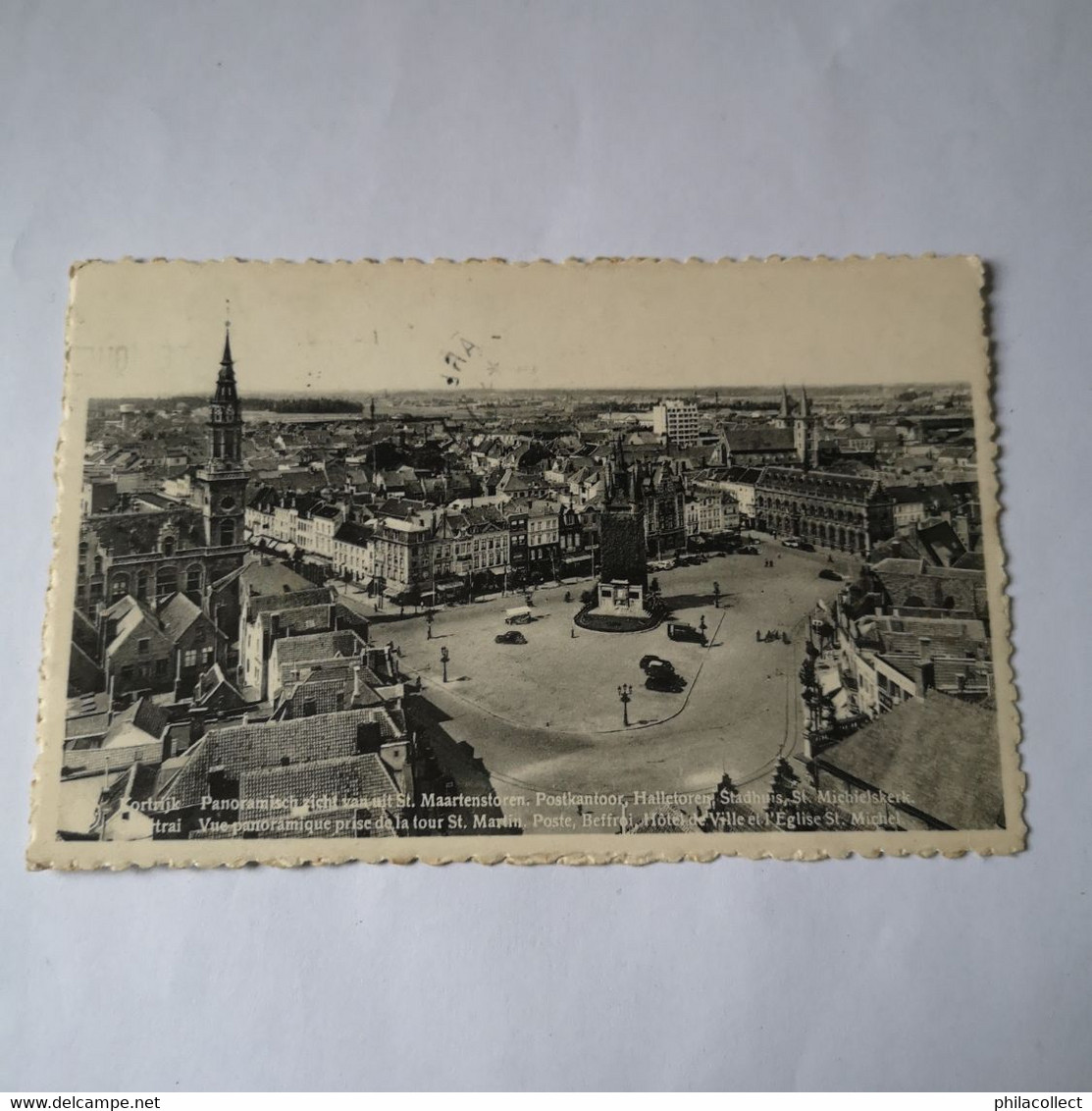Kortrijk - Courtrai  // Panorama Zicht Postkantoor  1946 - Kortrijk