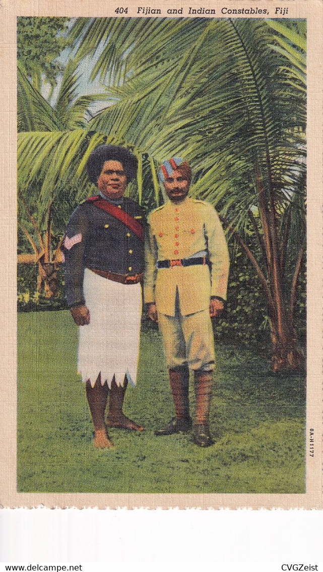 Fiji - Fijian And Indian Constables - Fidji