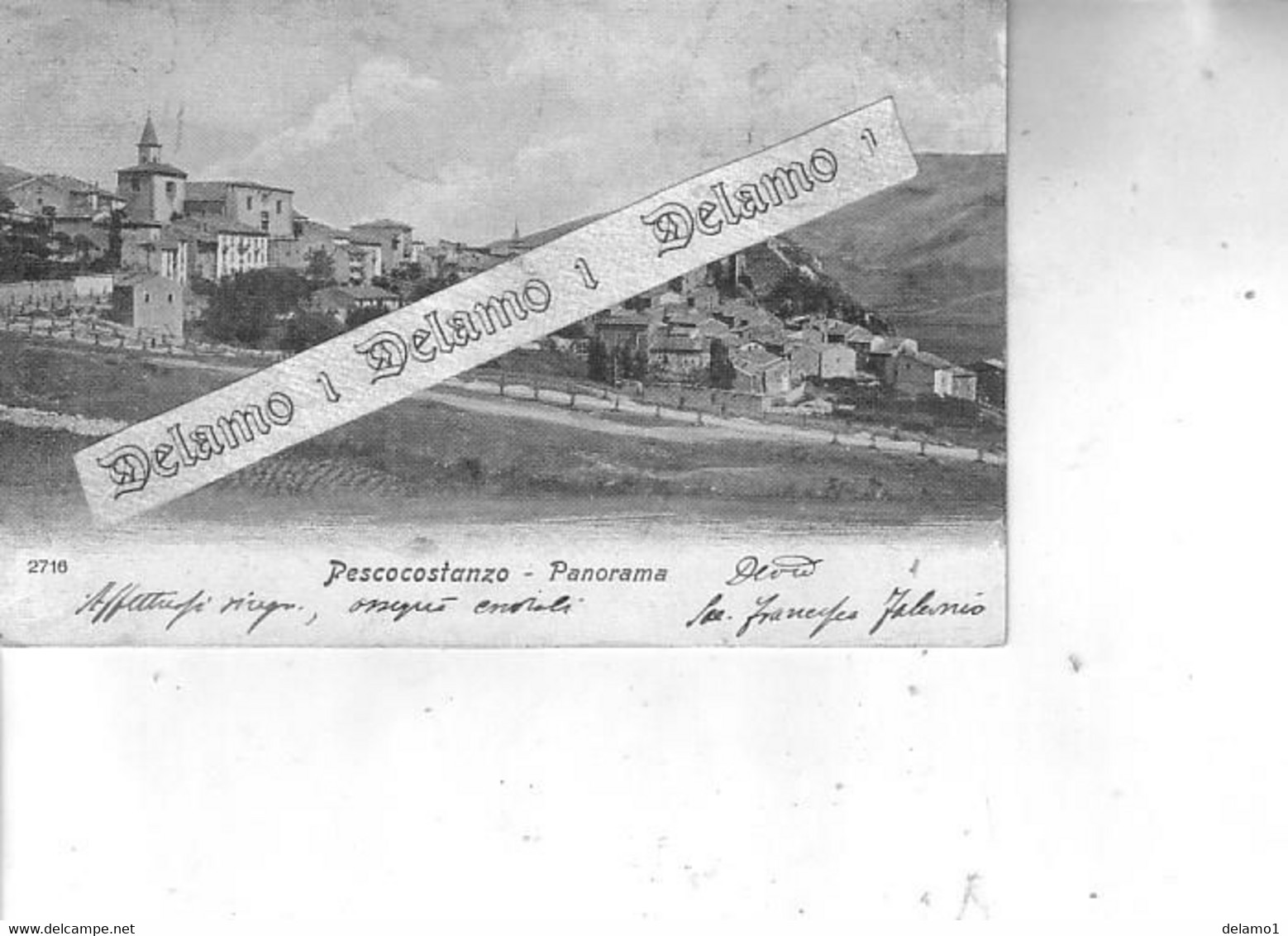 ABRUZZO -- AQUILA E PROV. -- PESCOCOSTANZO -- PANORAMA - Avezzano