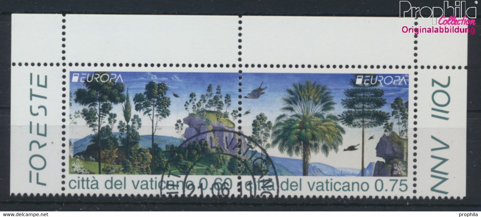 Vatikanstadt 1710-1711 Paar (kompl.Ausg.) Gestempelt 2011 Der Wald (9678681 - Used Stamps