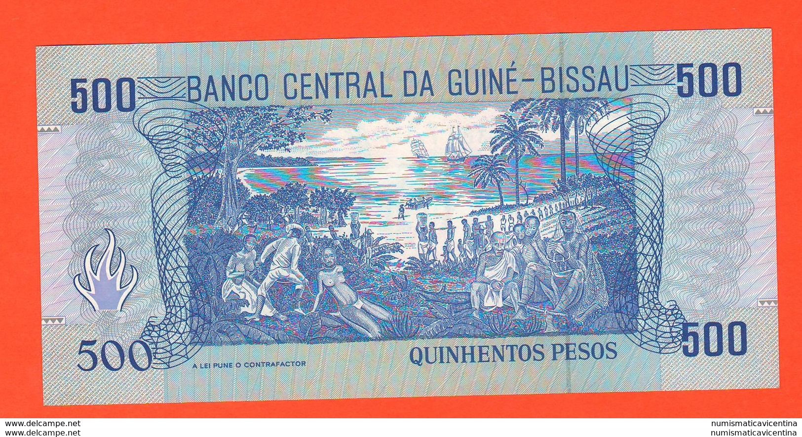 Guinea Bissau 500 Pesos 1990 Guinée Bissau Quinhentos De Francisco Mendes - Guinea-Bissau