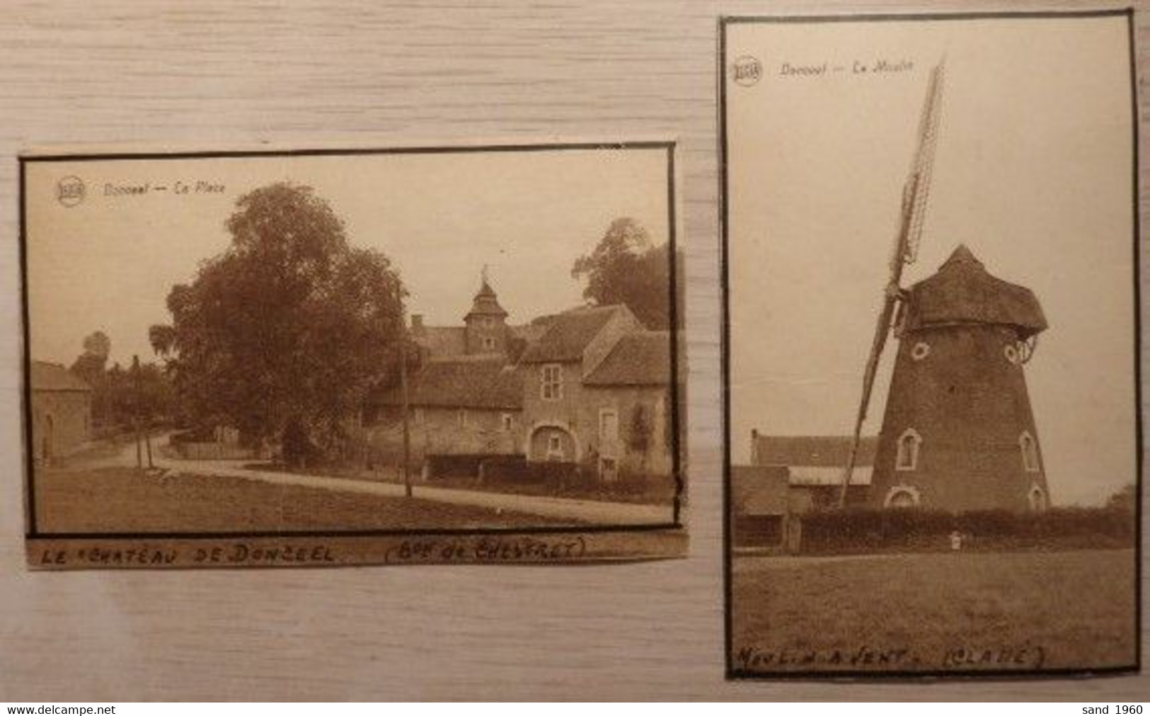 Donceel - Lot De 2 Cartes Postales - La Place/Le Moulin - Ed: H. Kaquet - Etat: Voir Dos - 2 Scans. - Donceel
