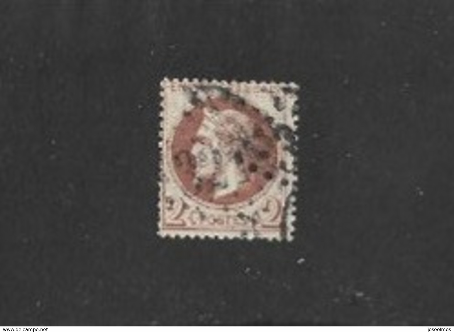 TIMBRE FRANCE NAPOLEON III LAURE N°26B OBLITERE - 1863-1870 Napoleon III With Laurels