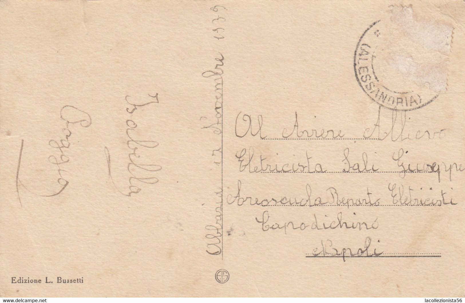 10507-ABBAZIA-MASIO(ALESSANDRIA)-BIVIO MASIO-RONCAGLIE-1939-FP - Alessandria