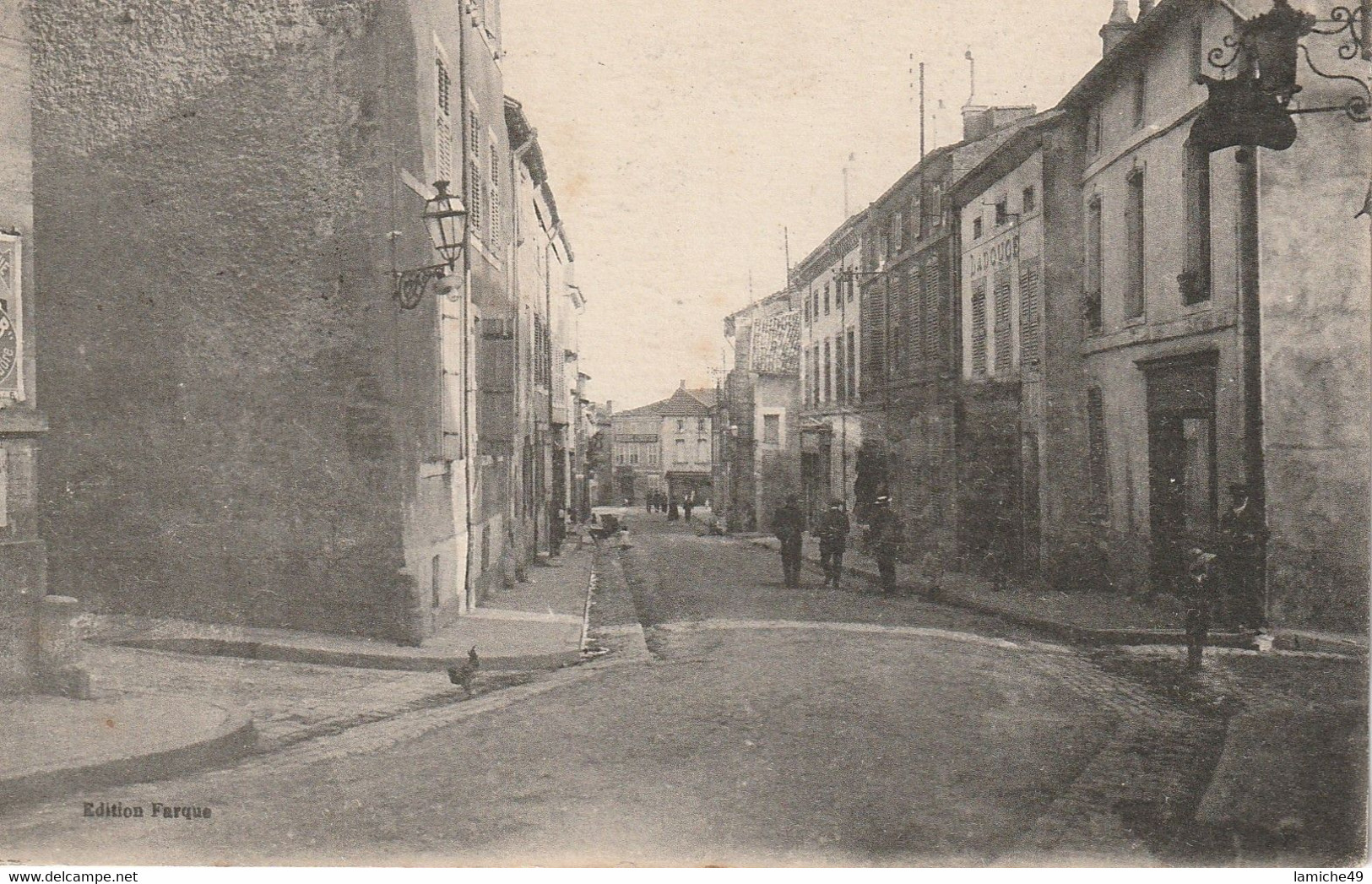 FOUG 1915 Grande Rue Semeuse 5c Timbre - Foug