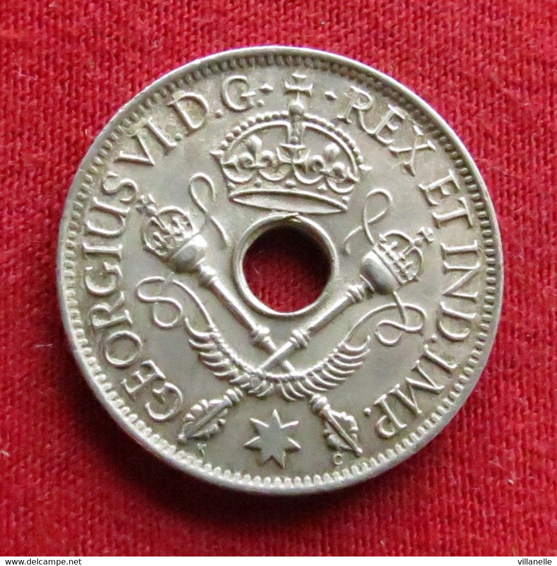 Papua New Guinea 1 Shilling 1945 Papuasia Nova Guine Nuova Guinea Papouasie Nouvelle Guinee #2 Wºº - Papouasie-Nouvelle-Guinée