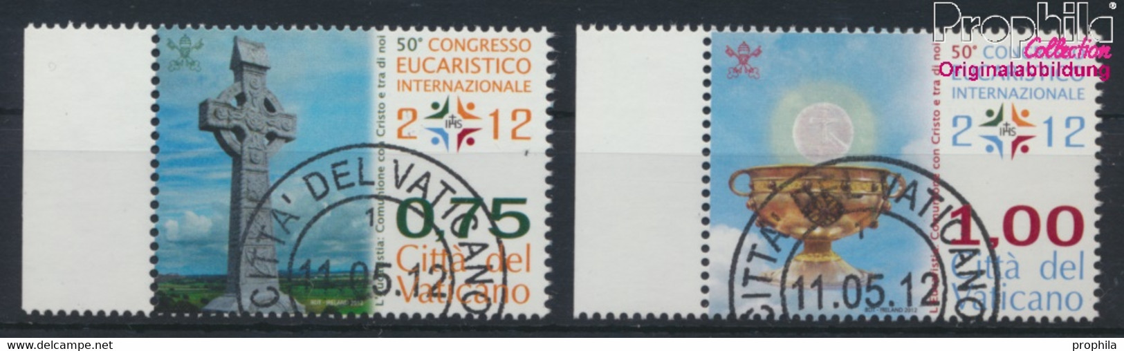 Vatikanstadt 1738-1739 (kompl.Ausg.) Gestempelt 2012 Eucharistischer Kongress (9678658 - Used Stamps