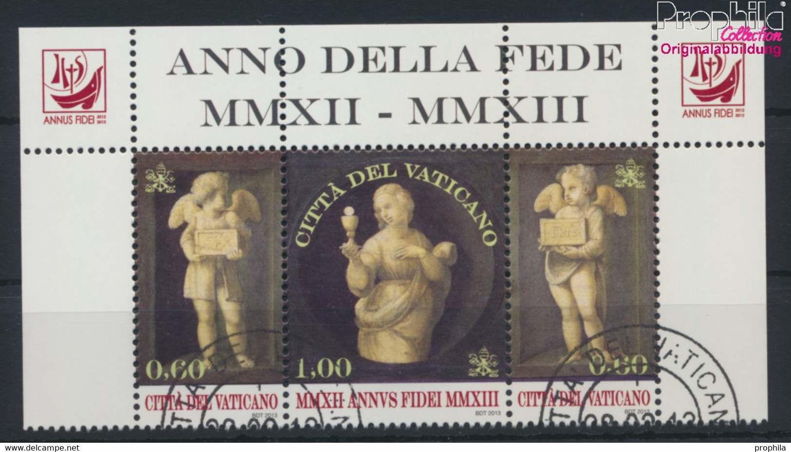 Vatikanstadt 1758-1760 Dreierstreifen (kompl.Ausg.) Gestempelt 2013 Glaubensjahr (9678624 - Used Stamps
