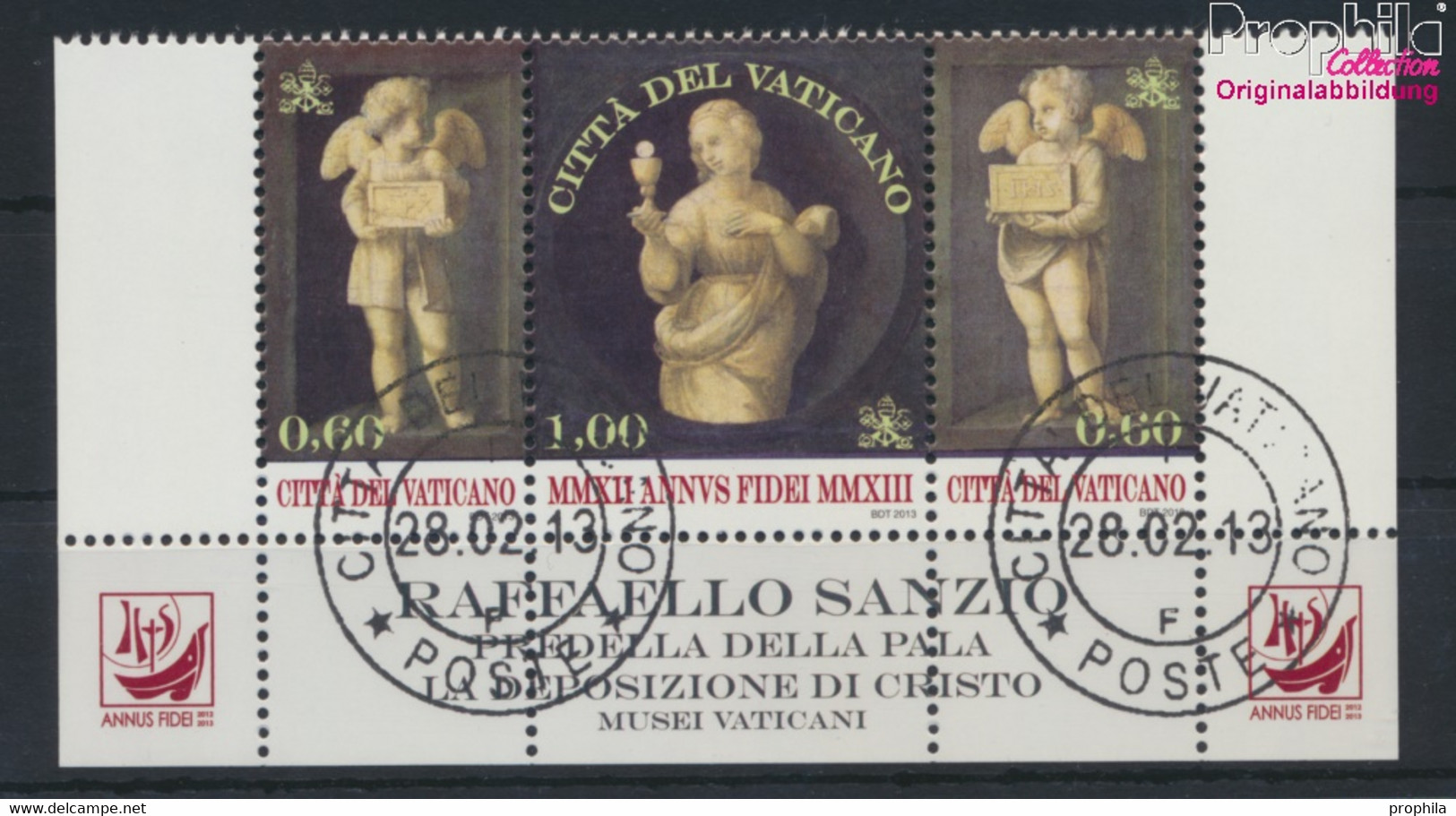 Vatikanstadt 1758-1760 Dreierstreifen (kompl.Ausg.) Gestempelt 2013 Glaubensjahr (9678628 - Used Stamps