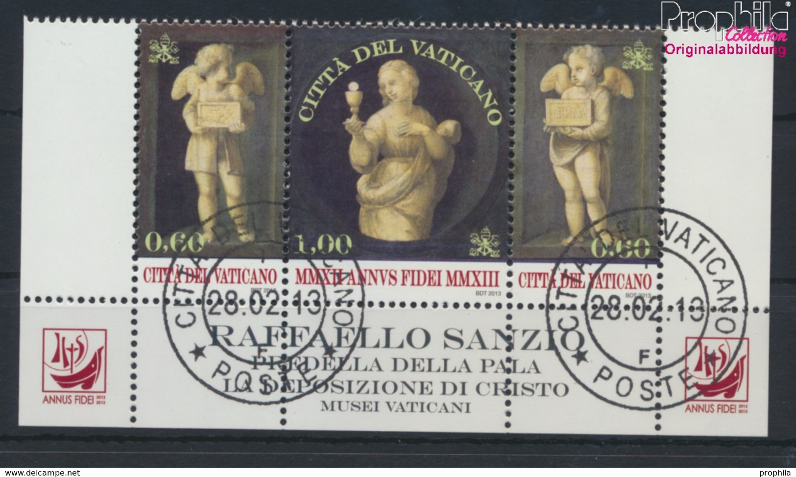 Vatikanstadt 1758-1760 Dreierstreifen (kompl.Ausg.) Gestempelt 2013 Glaubensjahr (9678629 - Used Stamps