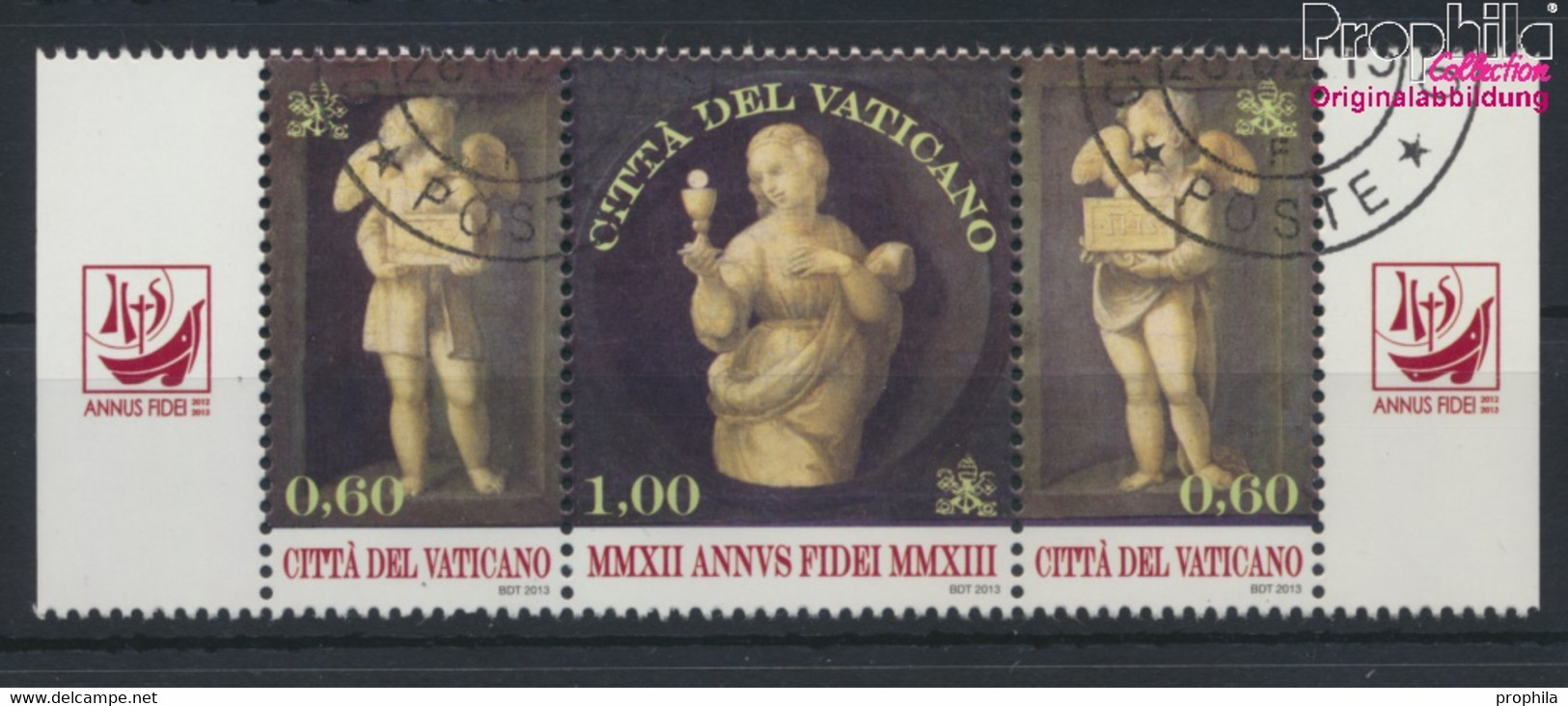 Vatikanstadt 1758-1760 Dreierstreifen (kompl.Ausg.) Gestempelt 2013 Glaubensjahr (9678630 - Used Stamps