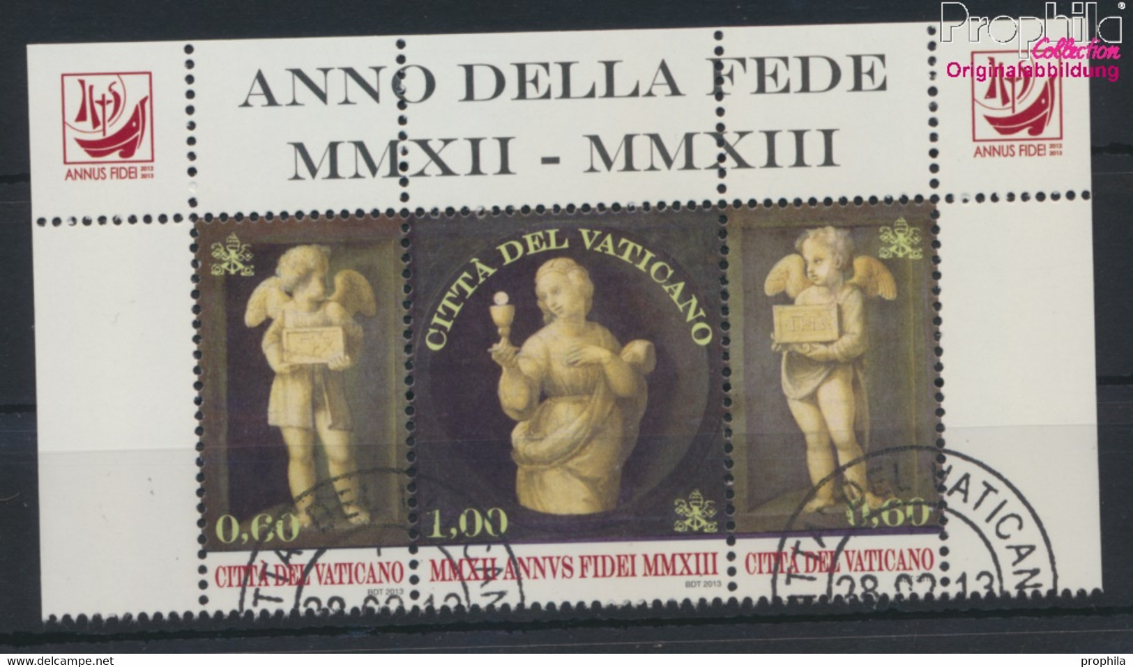 Vatikanstadt 1758-1760 Dreierstreifen (kompl.Ausg.) Gestempelt 2013 Glaubensjahr (9678631 - Used Stamps