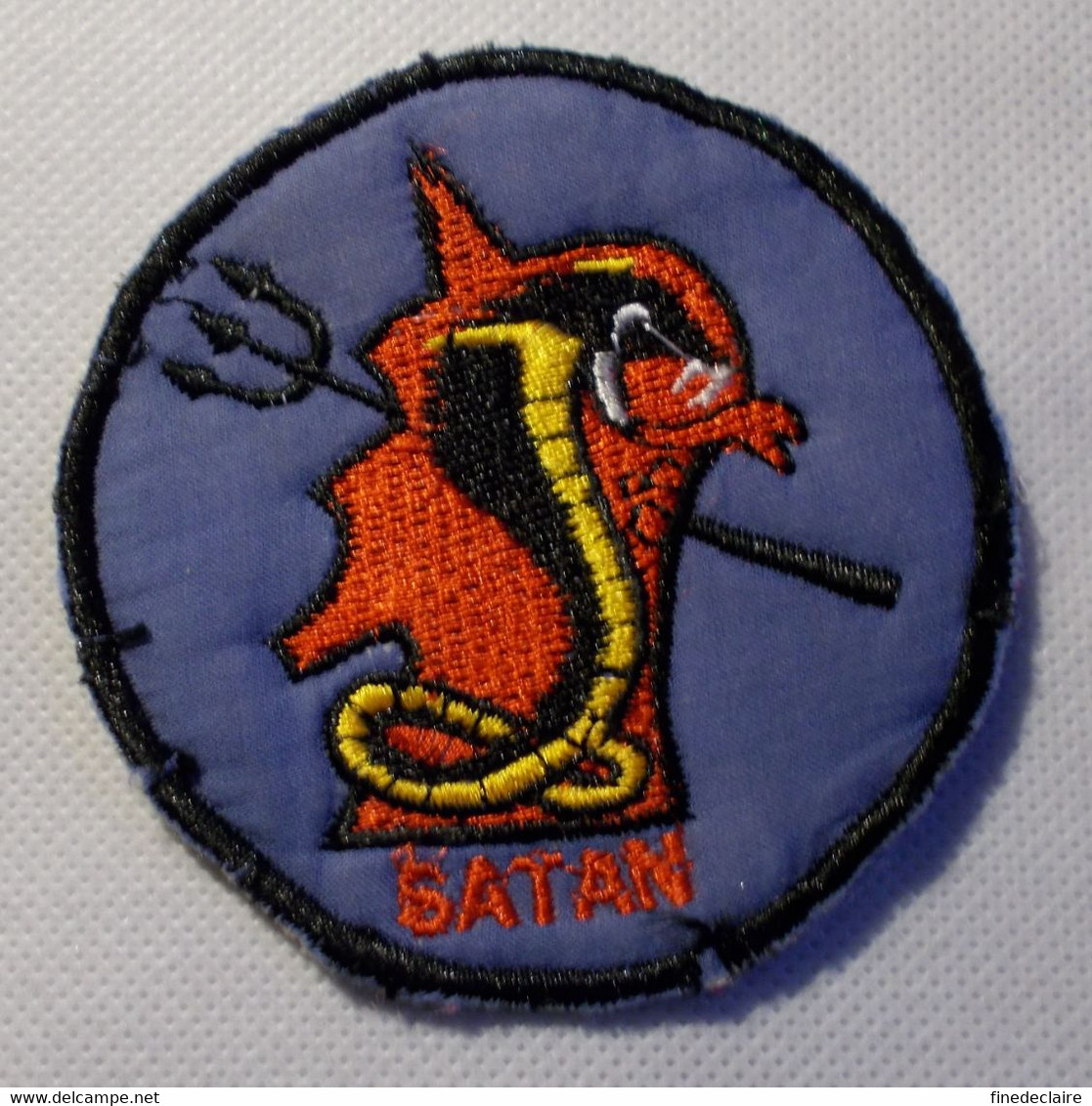 Ecusson/patch - Vietnam US - 1st Platoon - 235th Assault Helicopter Satan - Ecussons Tissu