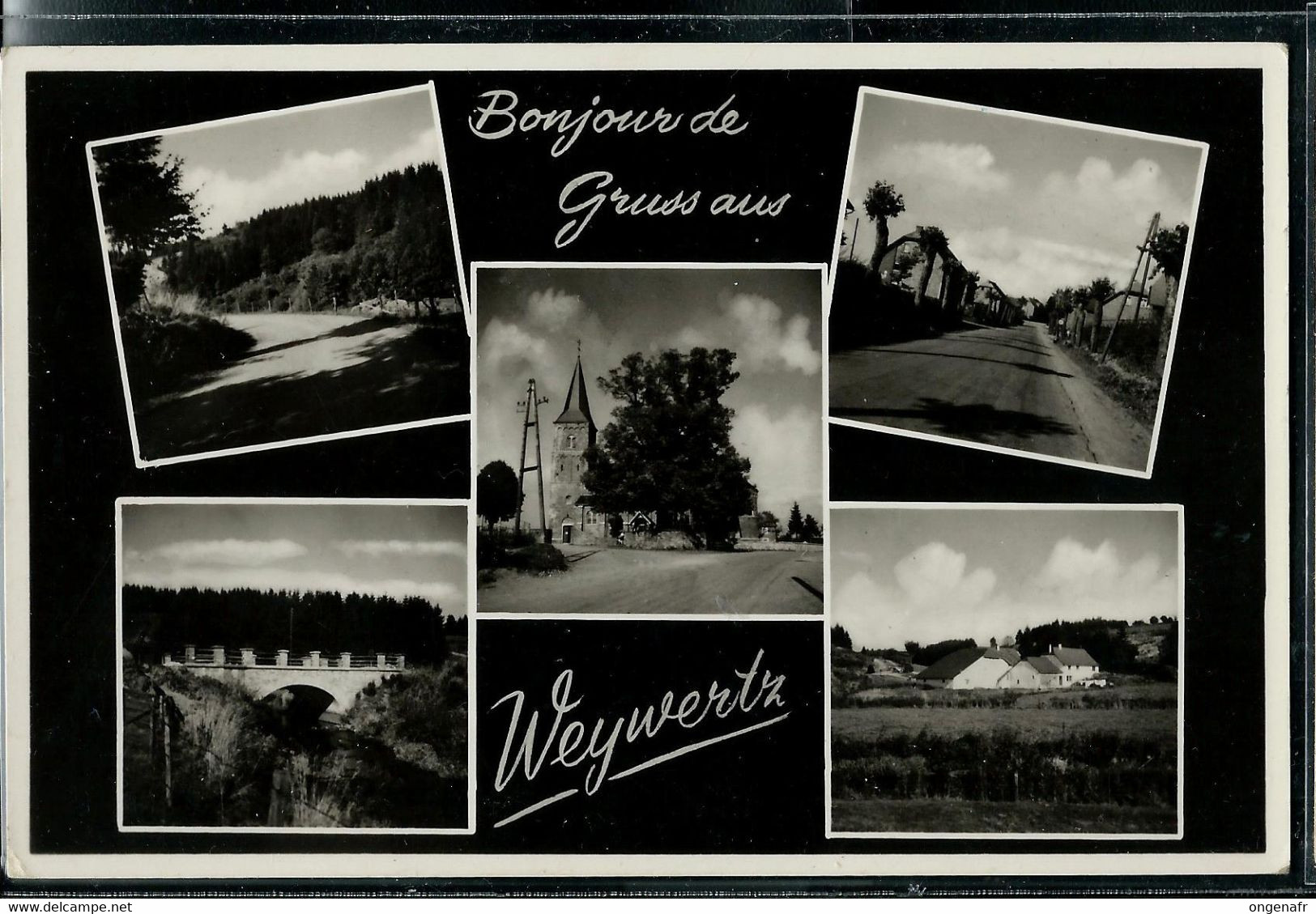 Bonjour De Gruss Aus Weywertz   ( Obl. WEYWERTZ  - WEVERCHE   23/04/62 ) - Butgenbach - Buetgenbach