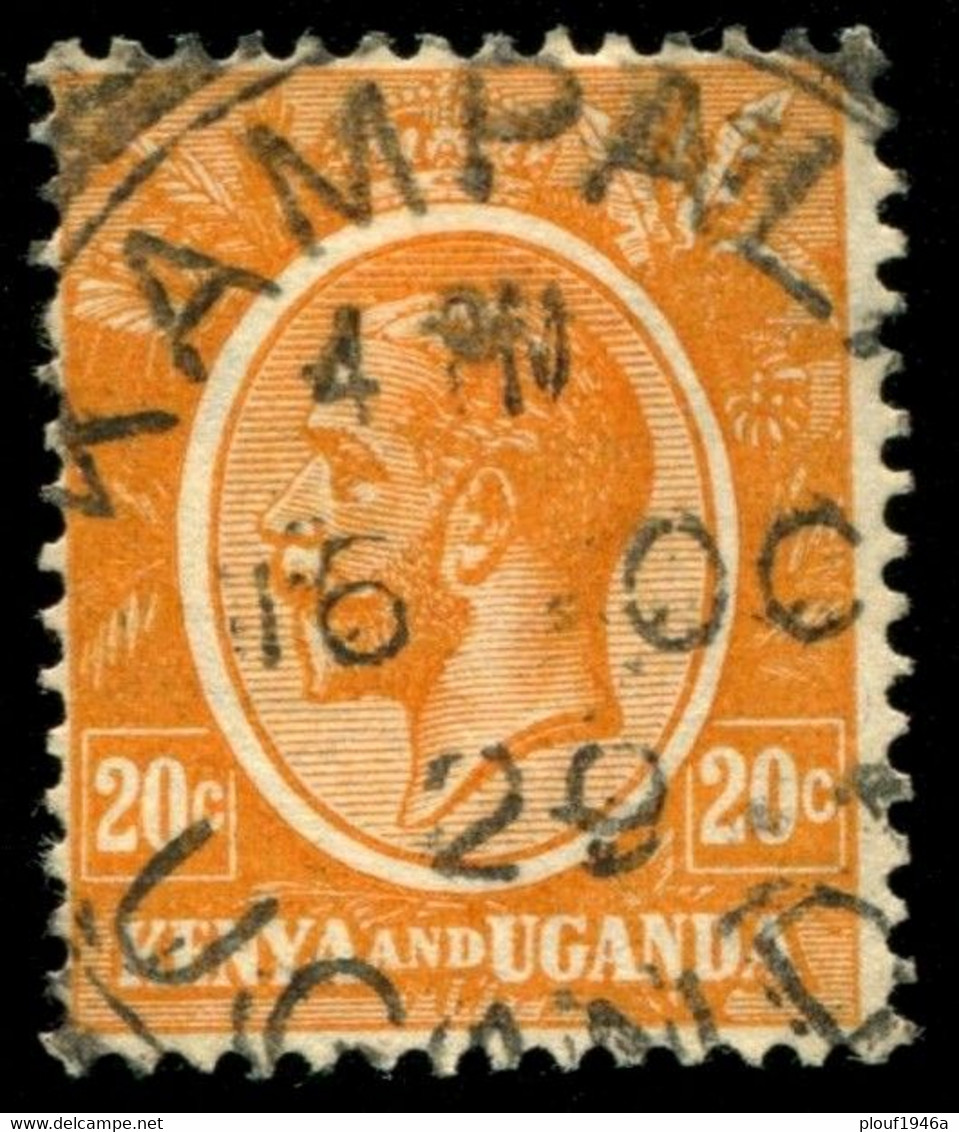 Pays : 260 (Kenya & Ouganda : Colonie Britannique)  Yvert Et Tellier N° :   6 (o) ; SG : EA 83a - Kenya & Oeganda