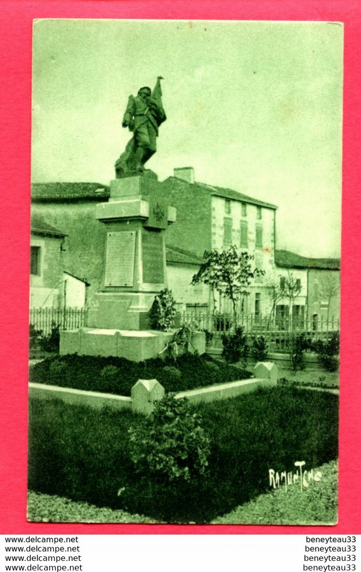 CPA (Ref : AA 684) Monument Aux Enfant De FONTENAY-ROHAN, Morts Pour La Patrie (79 DEUX-SÈVRES) - Frontenay-Rohan-Rohan