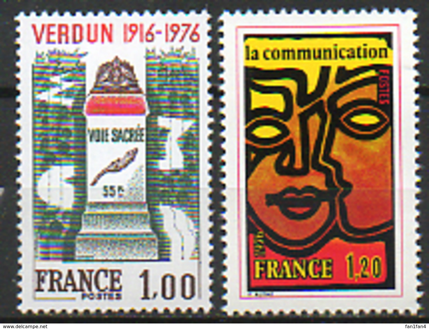 FRANCE 1976 - (**) - N° 1883 Et 1884 - (Lot De 2 Valeurs Différentes) - Unused Stamps