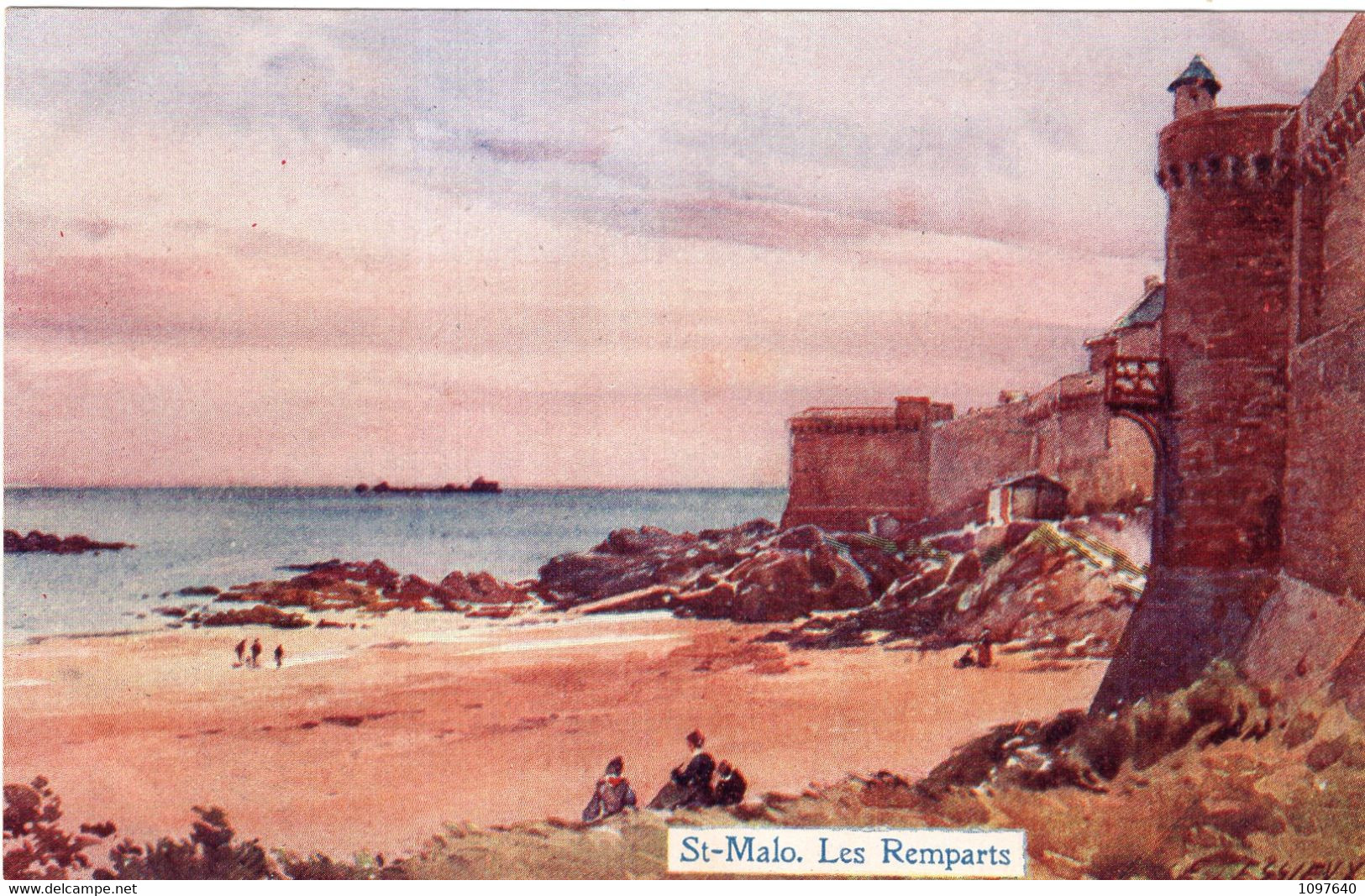 St MALO. Les Remparts.   E. LESSIEUX - Lessieux