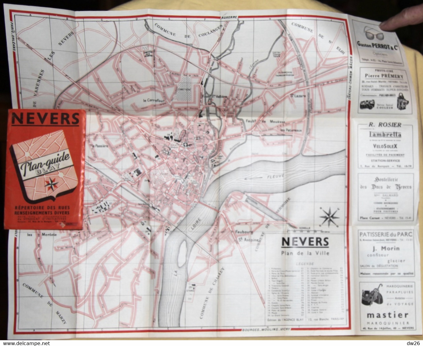 Plan Guide Blay: Nevers, Renseignements Divers, Répertoire Des Rues - Altri & Non Classificati