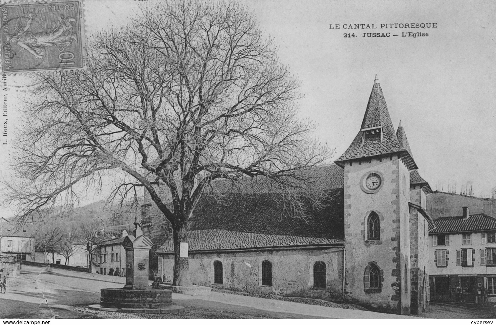 JUSSAC - L'Eglise - Fontaine - Jussac