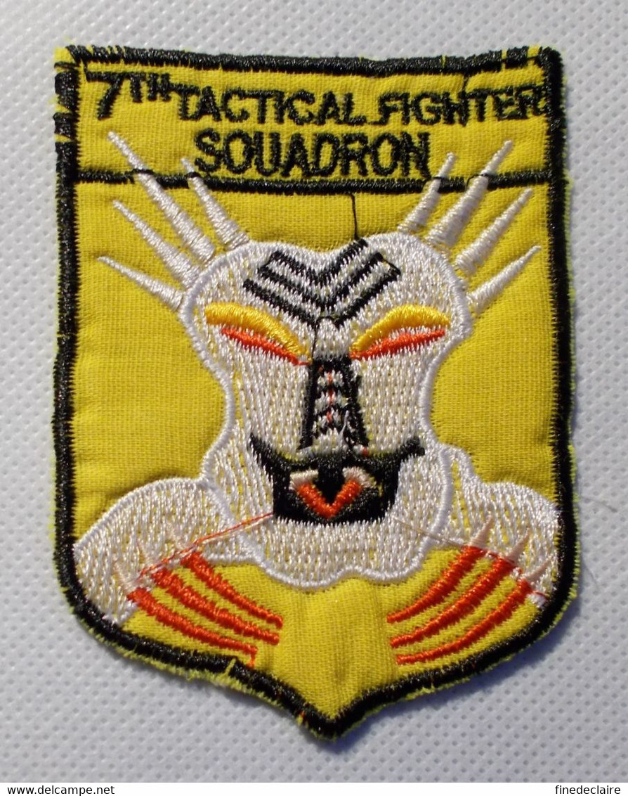 Ecusson/patch - US Vietnam - 7th Tactical Fighter Squadron - Ecussons Tissu