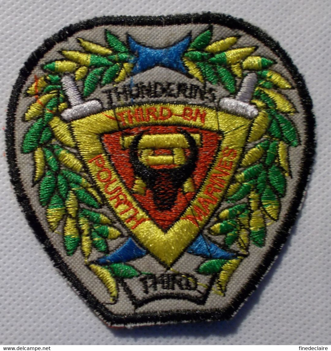 Ecusson/patch - USMC - Marines Thundering Third BN - Ecussons Tissu