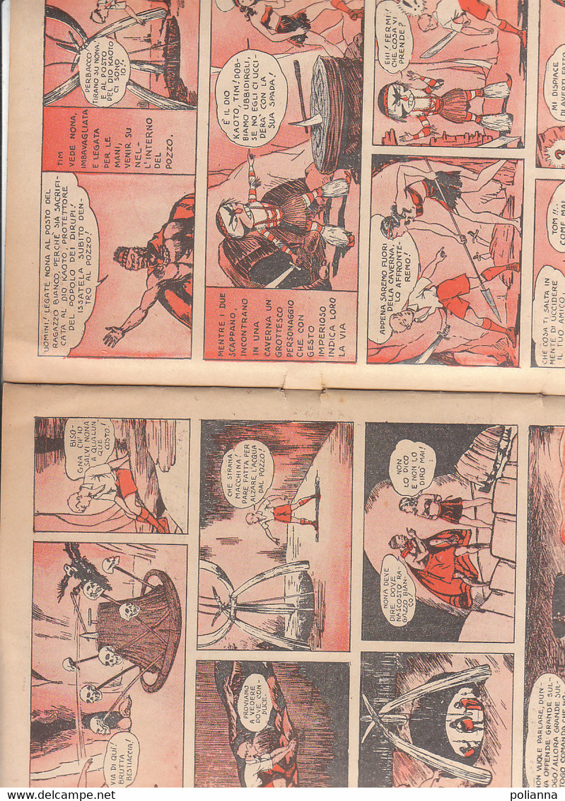 RA#62#19 Albi Grandi Avventure N.22 : TIM E TOM E I CANNIBALI DELLE RUPI Ed. Mondadori 1937 - Comics 1930-50